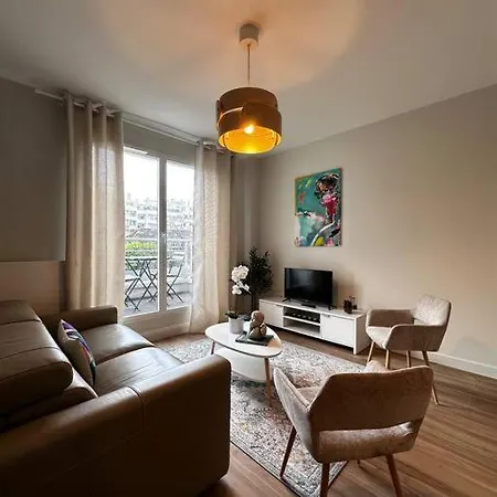 T2 Balcon 3 Mn A Pied Metro8 Et T3 * Párizs